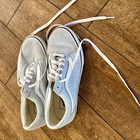 Women's Baby Blue Vans (Sk8-Lo) - Picture 6 of 8